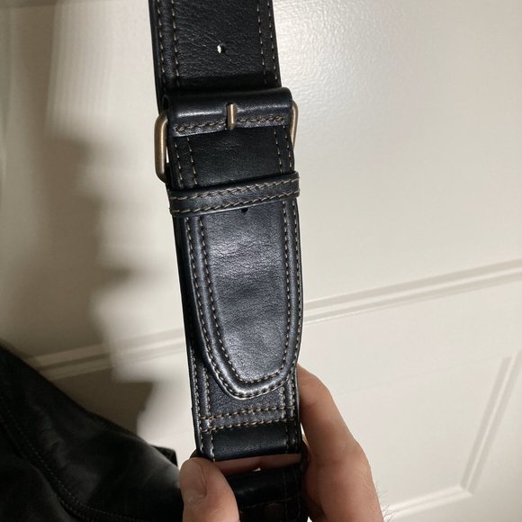 Vintage Fossil - Black Smooth Leather Large Purse - Picture 4 of 16